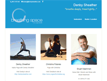 Tablet Screenshot of breathingspaceyoga.com.au